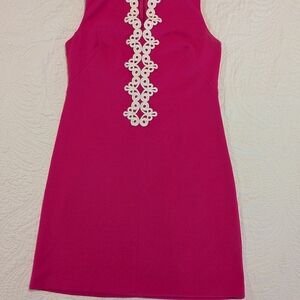Elegant Pink Sleeveless Dress